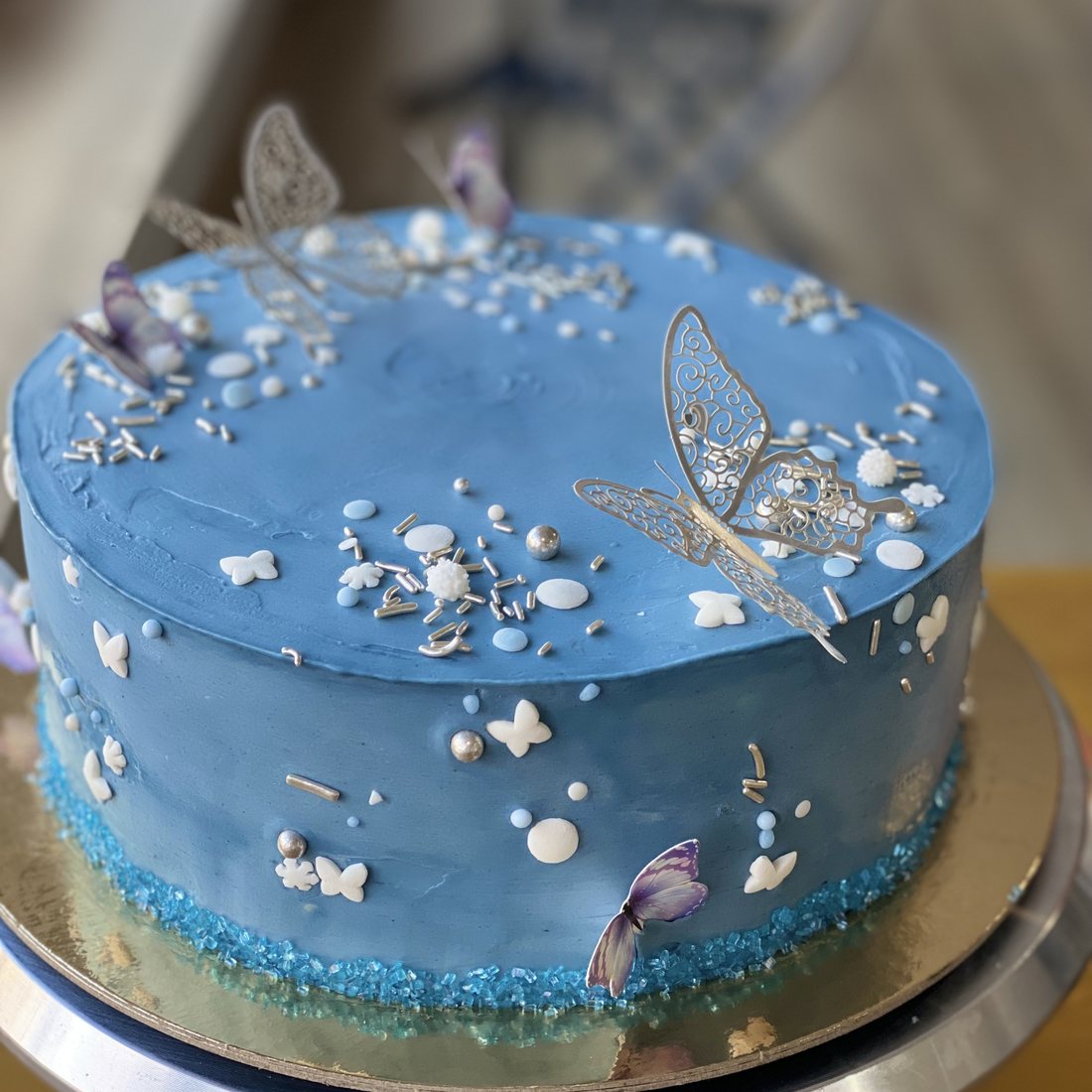Tarta de mariposas